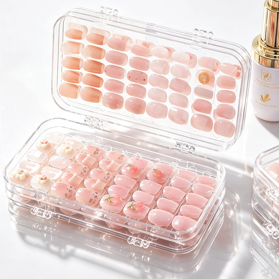 Nail Art Quirky - Clear Foldable Press On Nail Storage