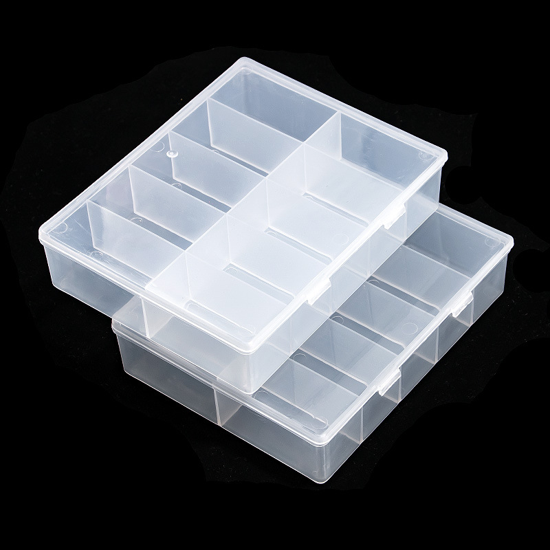Nail Art Quirky - 10 Grids Empty Clear Storage Box