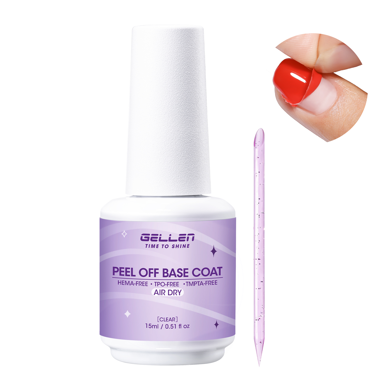 Peel Off Base Coat - GELLEN Peelable Base Coat Quick Drying