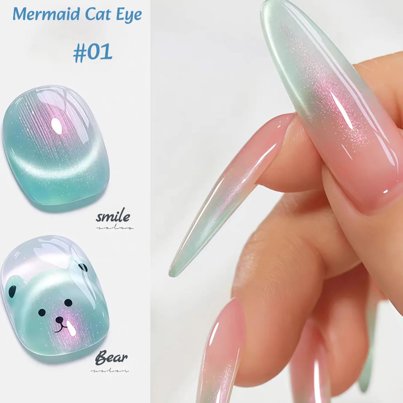1pcs ZH Summer Charming Mermai - огляд і ціна Nail Art Violet