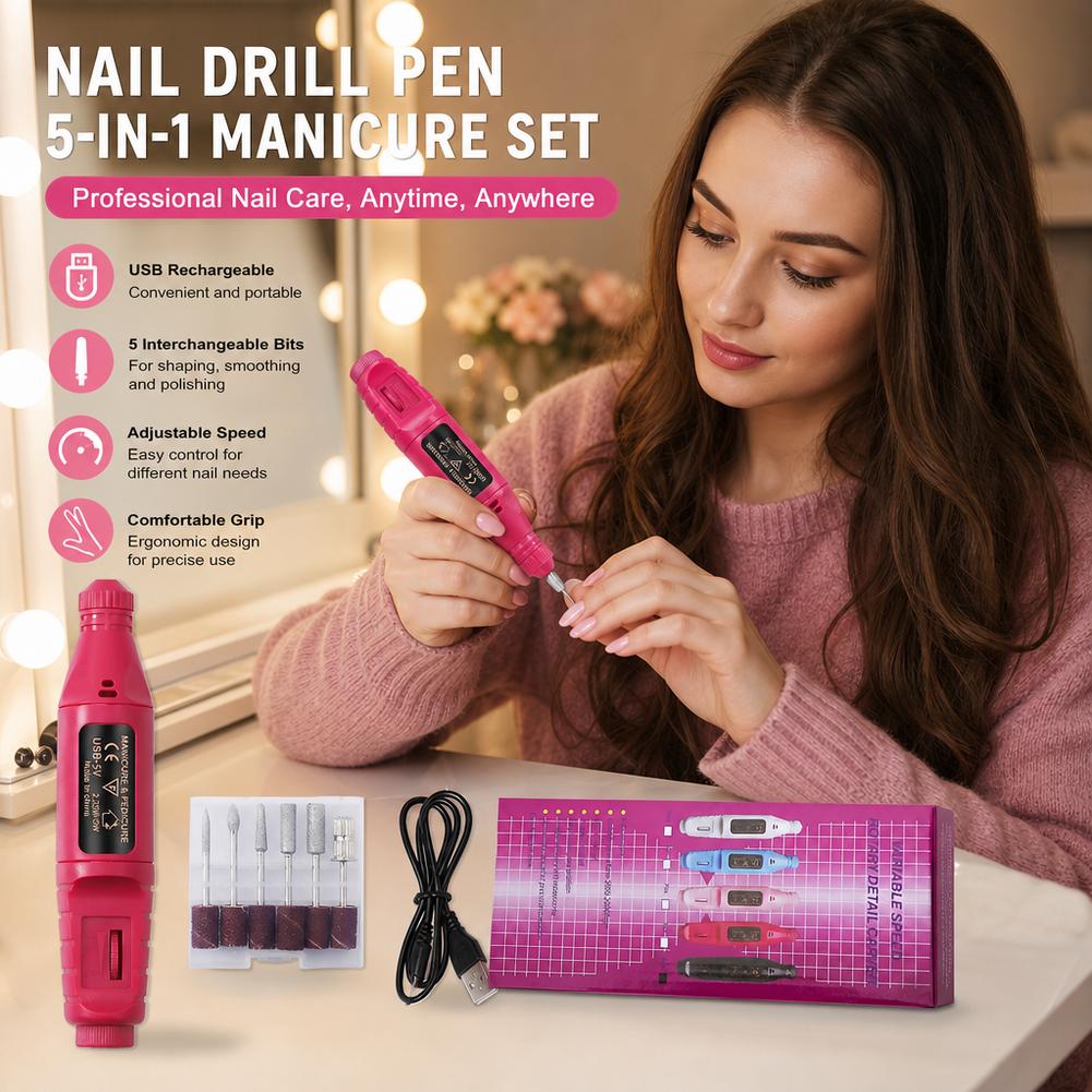 Portable Electric Nail Drill P - огляд і ціна Nail Art Full Color
