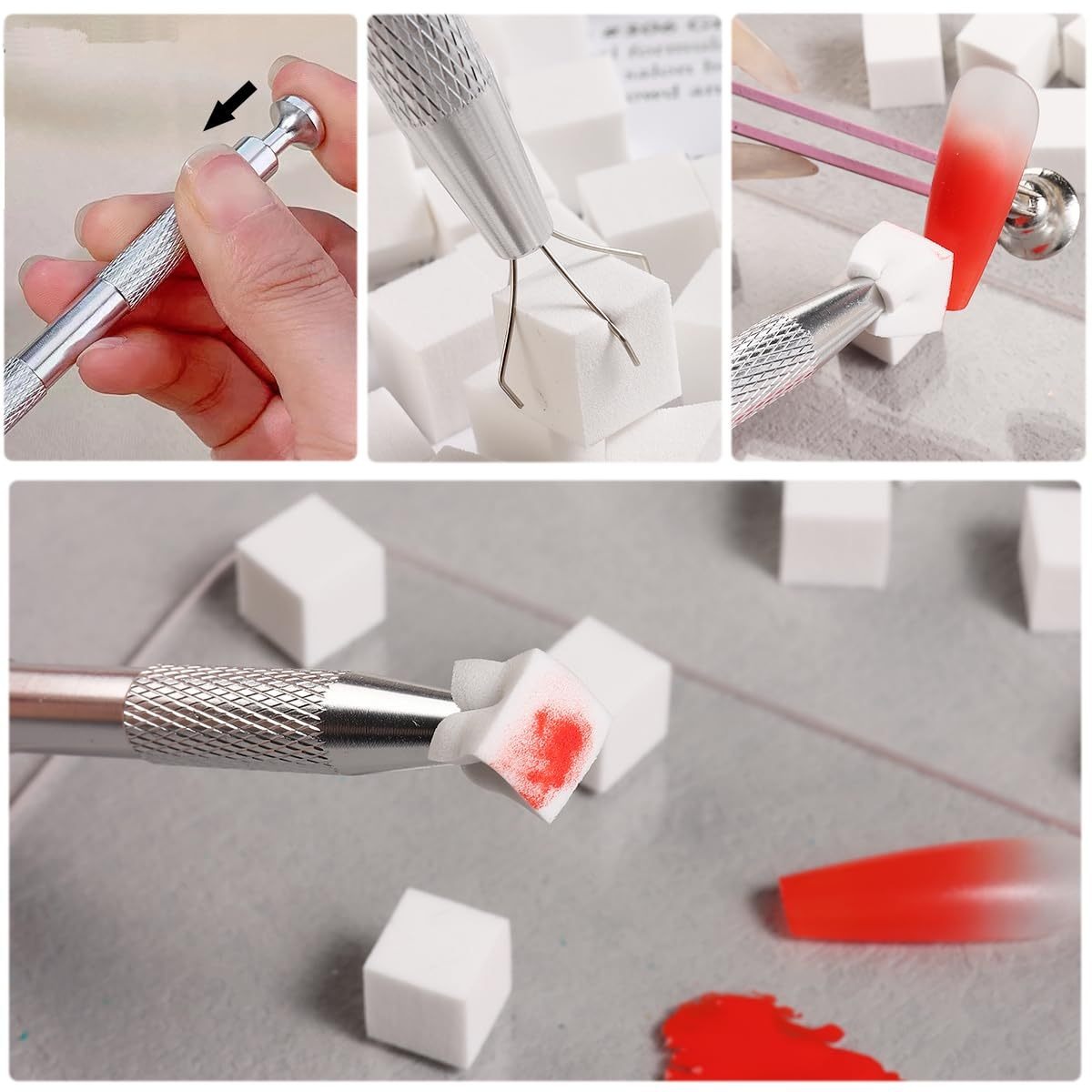 1/50/100Pcs Square Nail Art Sp - огляд і ціна Nail Art Full Color