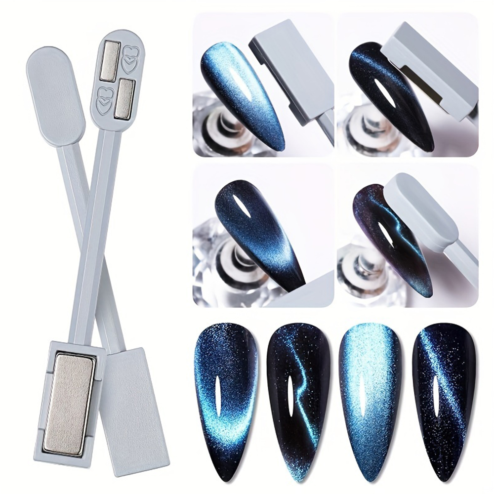 1/2Pcs Cat Eye Magnet Set for  - огляд і ціна Nail Art Full Color
