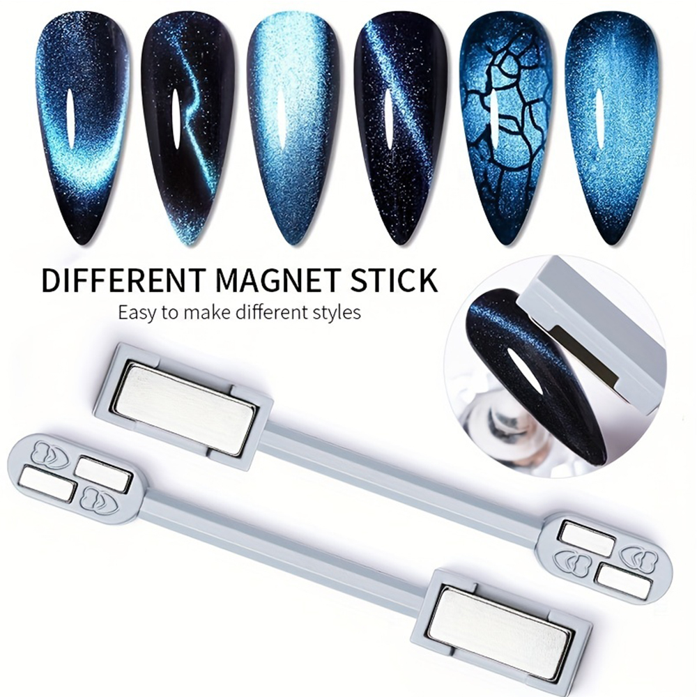 1/2Pcs Cat Eye Magnet Set for  - огляд і ціна Nail Art Full Color