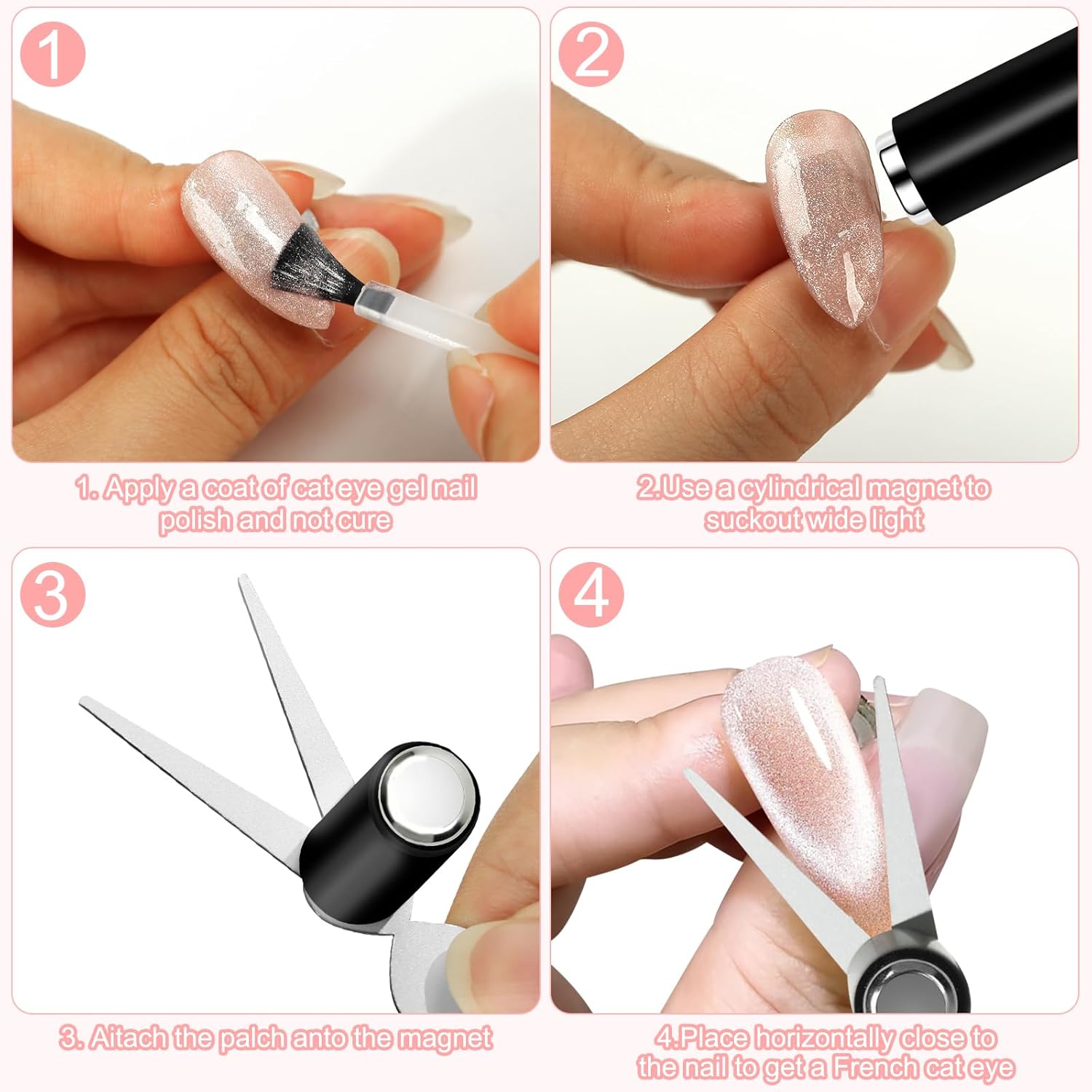 Double Headed Nails Magnet Fre - огляд і ціна Nail Art Full Color