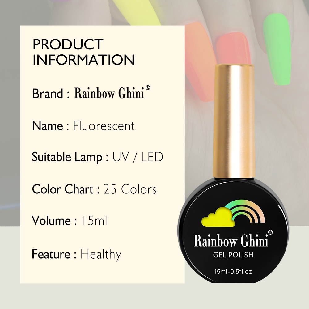 RG 15ML HEMA&TPO FREE Summer S - огляд і ціна Nail Art Rainbow