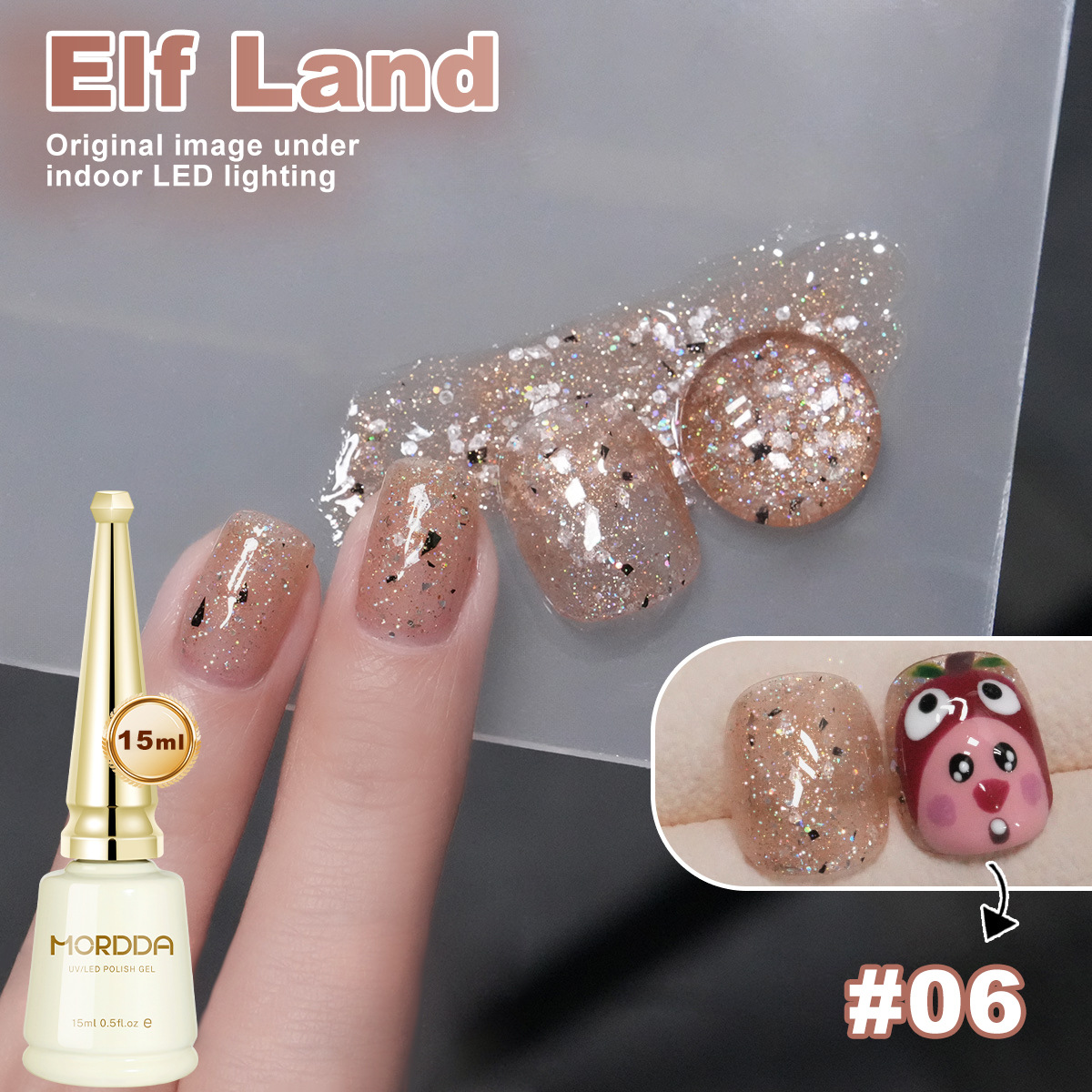 6 Colors 15ml Cat Eye Polish R - огляд і ціна Nail Art Rainbow