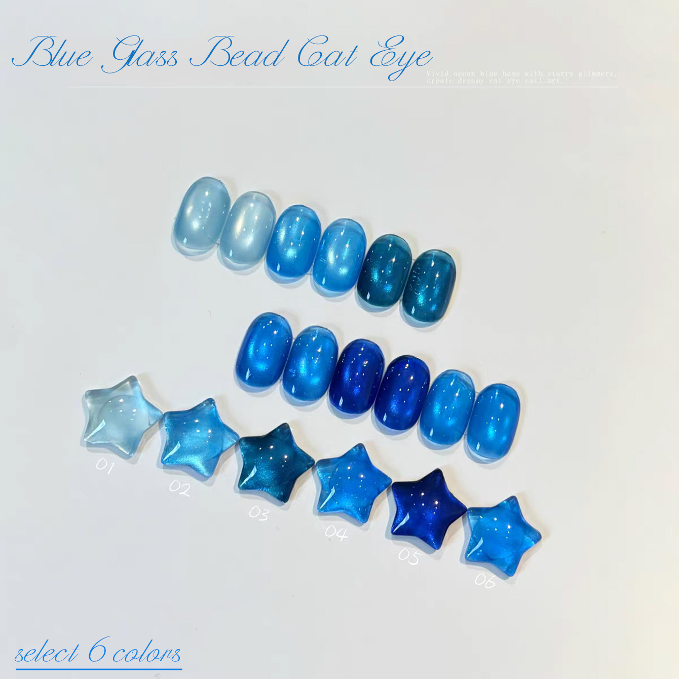 1pcs TC Summer Whitening Blue  - огляд і ціна Nail Art Ice Blue