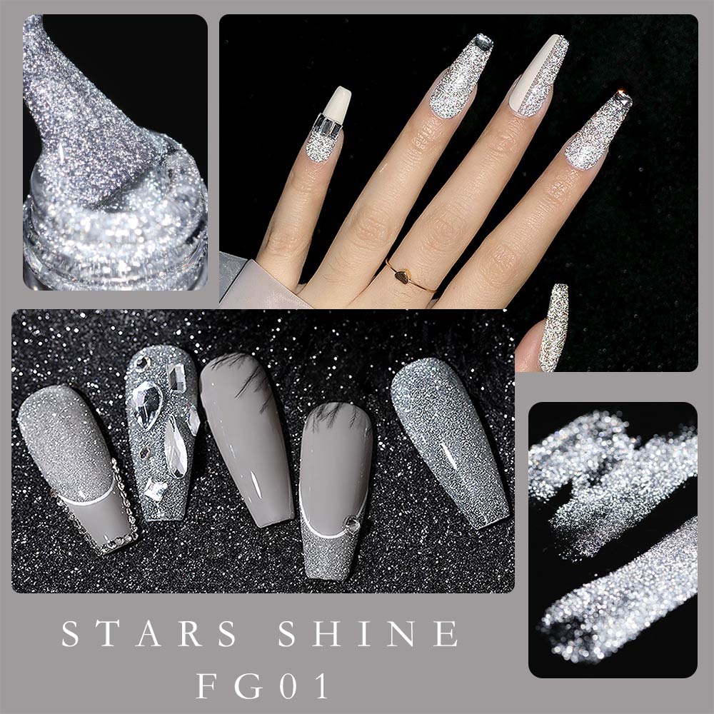 Canni Reflective Gel Bright Ef - огляд і ціна Nail Art Rainbow