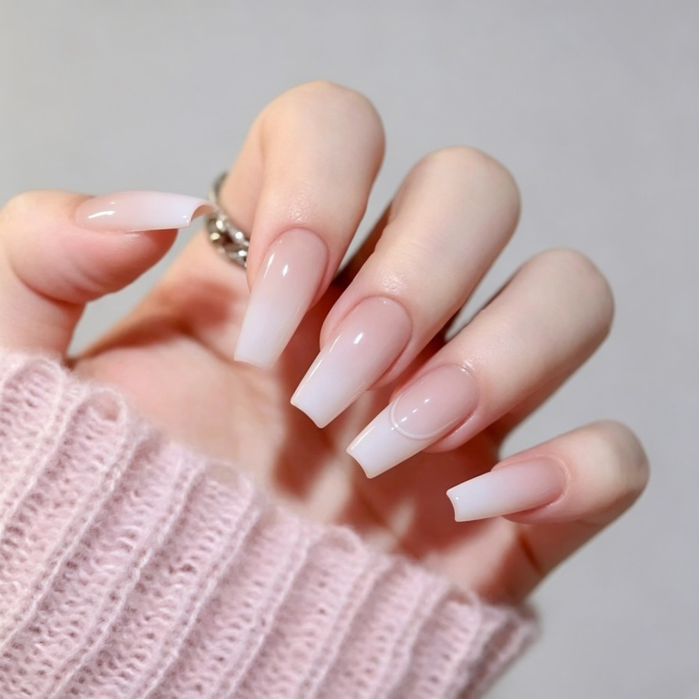 24pcs/Box Long Coffin False Na - огляд і ціна Nail Art Full Color