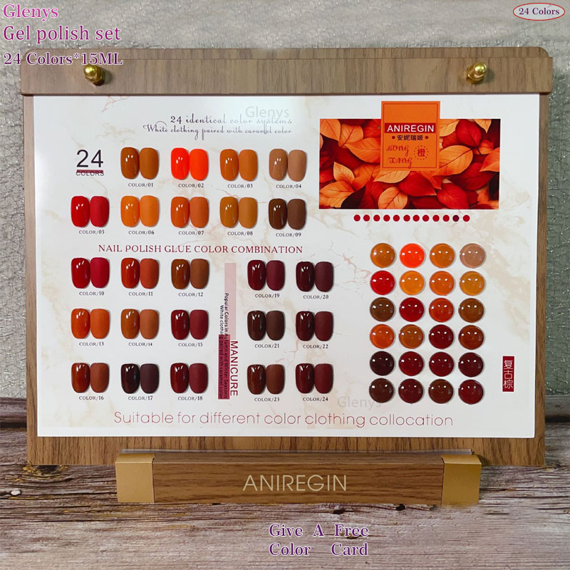 Vintage Brown 24 Color Nail Po - огляд і ціна Nail Art Full Color