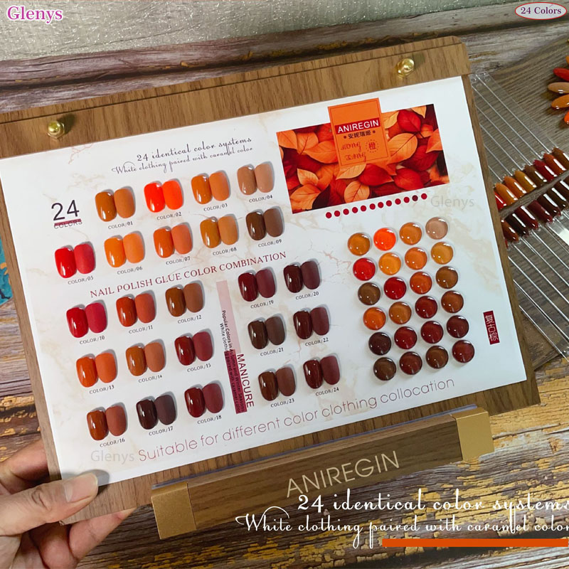 Vintage Brown 24 Color Nail Po - огляд і ціна Nail Art Full Color