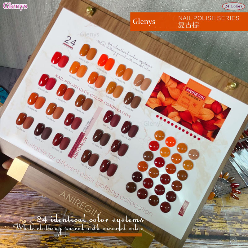 Vintage Brown 24 Color Nail Po - огляд і ціна Nail Art Full Color