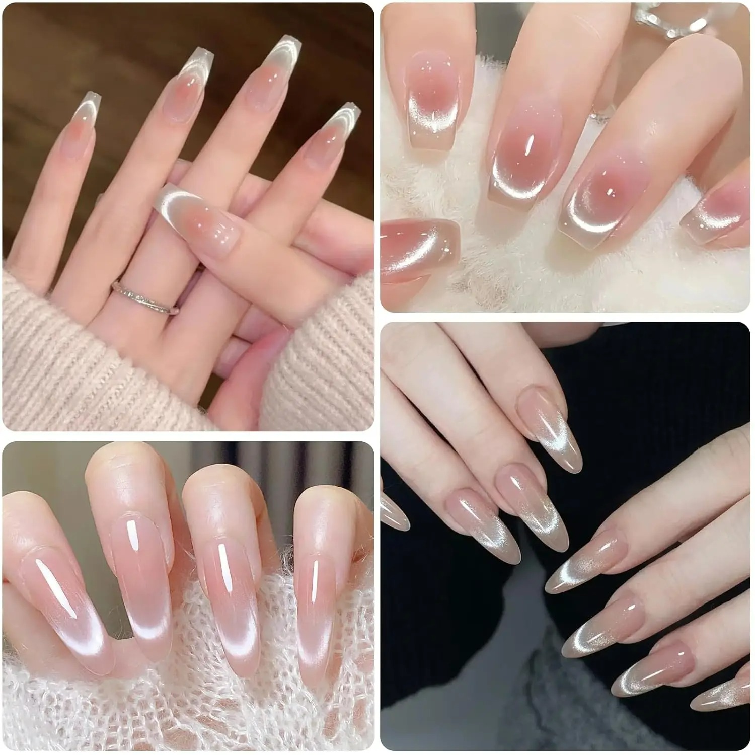 1/2Pcs Double-Head French Nail - огляд і ціна Nail Art Full Color