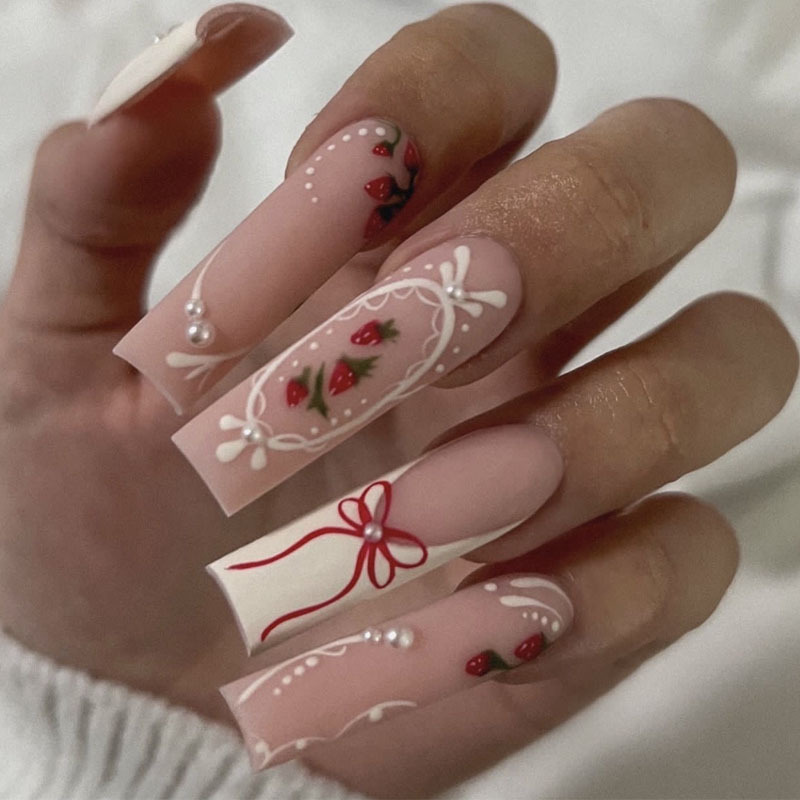 24pcs Flower Press on Nails Ar - огляд і ціна Nail Art Quirky